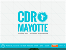 Tablet Screenshot of cdr-mayotte.fr